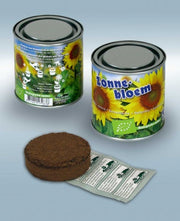 Boeketje in blik Zonnebloem BIO