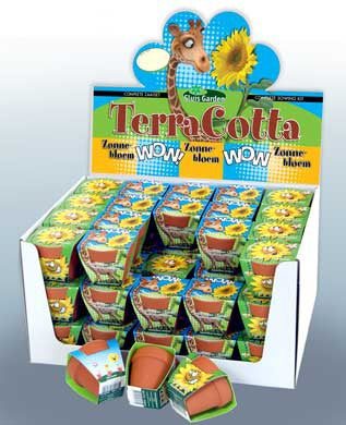 Terracotta showdoos Kinderen 60 stuks