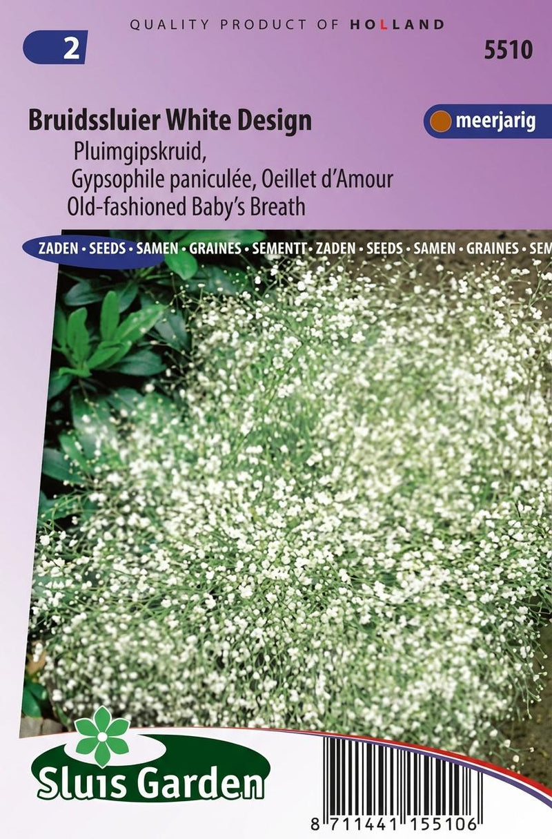 Bruidssluier White Design (Gypsophila)