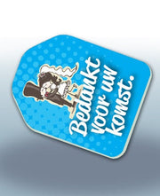 LABEL Bedankt voor uw komst