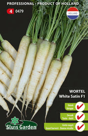 Wortel, White Satin F1
