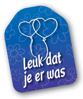 LABEL Leuk dat je er was