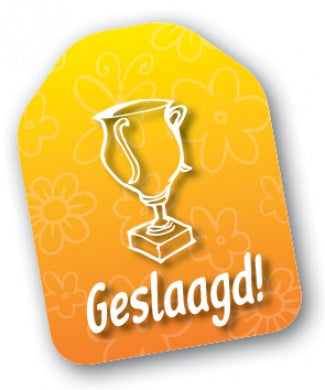 LABEL Geslaagd! (geel)