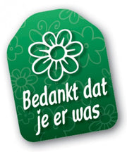 LABEL Bedankt dat je er was