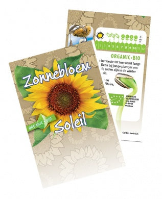 Zonnebloem hoge gele BIO (per 100 stuks)