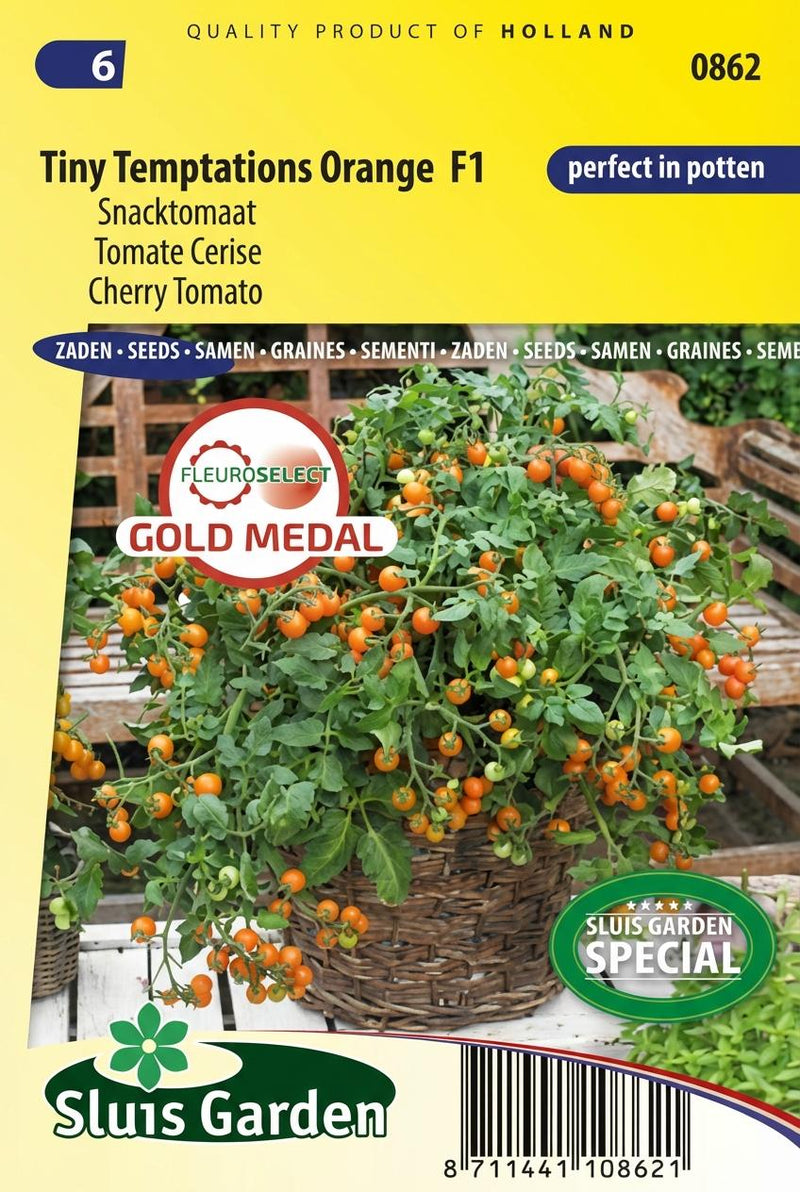 Tomaat (Snacktomaat) Tiny Temptations Orange F1