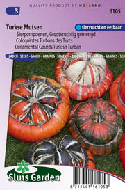 Sierpompoenen (Cucurbita Turkse Muts Grote Vruchten)