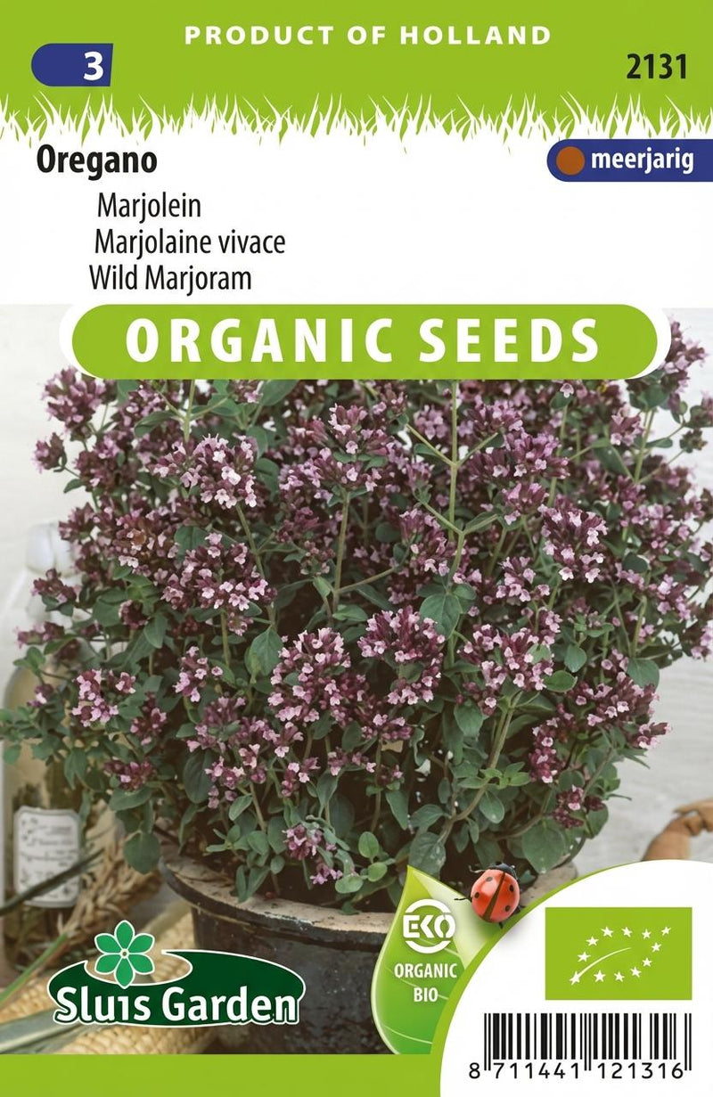 Zakje zaden Marjolein-Oregano van Sluis Garden.