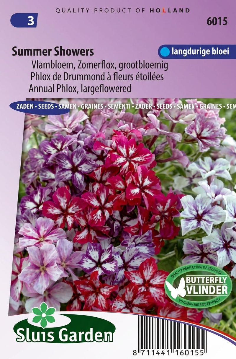 Vlambloem Summer Showers Mix (Phlox)