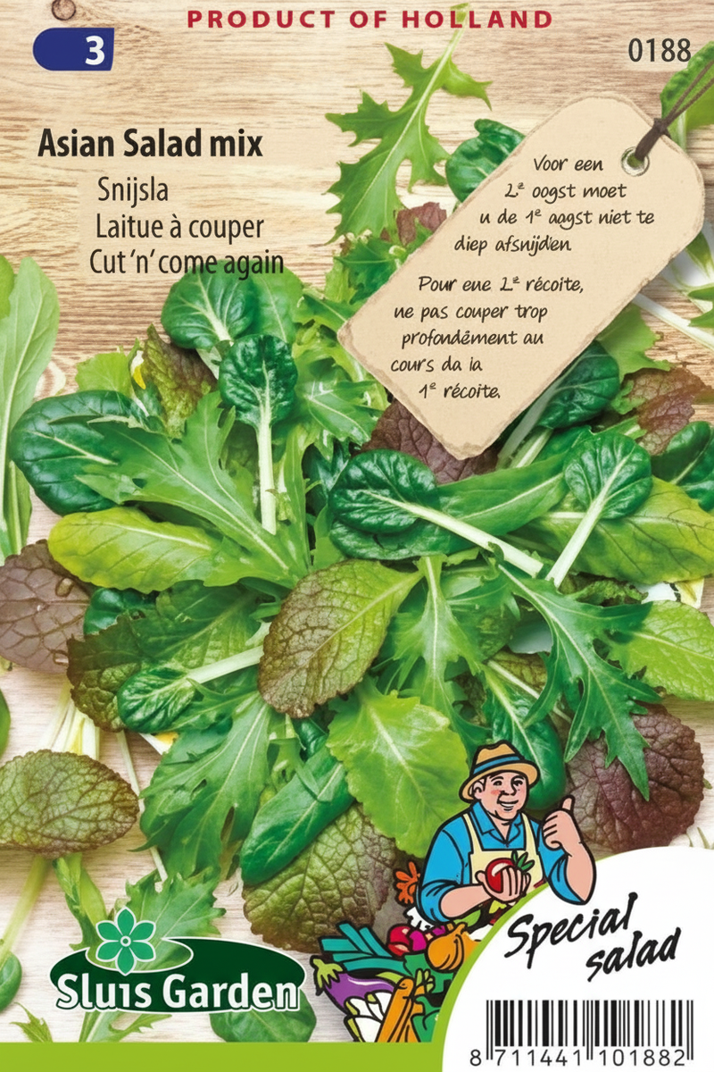 Snijsla Asian Salad mix